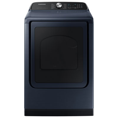Samsung 7.4 Cu. Ft. Electric Steam Dryer (DVE54CG7155DAC) - Navy Best Dryer I Ever Owned