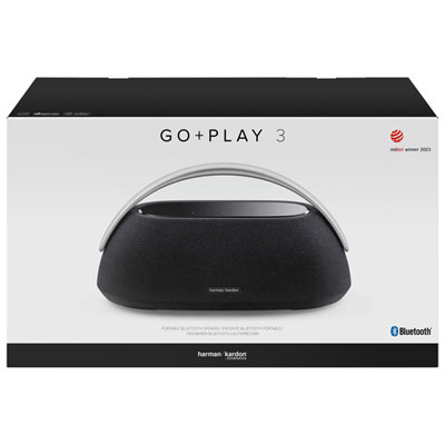 スピーカー・ウーファー Harman Kardon Go + Play 3 (Black) Harman Kardon Go + Play 3 - Portable Bluetooth Speaker with