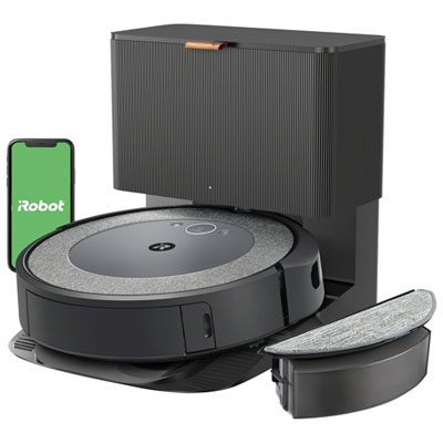 Image of iRobot Roomba Combo i5+ Wi-Fi Connected Self-Empty Robot Vacuum & Mop - Woven Neutral (i557020)