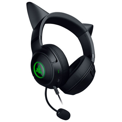 Razer Kraken Kitty Black レイザー Razer | Kraken Kitty Edition Chroma USB Wired Over-Ear