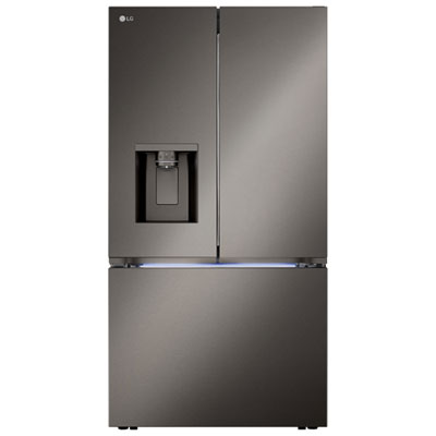 LG 36" 25.5 Cu. Ft. French Door Refrigerator w/ Water & Ice Dispenser (LRYXC2606D) - Black Stainless Steel [This review was collected as part of a promotion