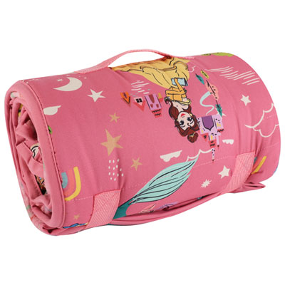 Image of Disney Princess Polyester Nap Mat with Pillow & Blanket - Pink