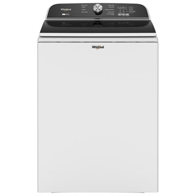 Whirlpool 6.1 Cu. Ft. High Efficiency 2-in-1 Top Load Washer (WTW6157PW) - White
