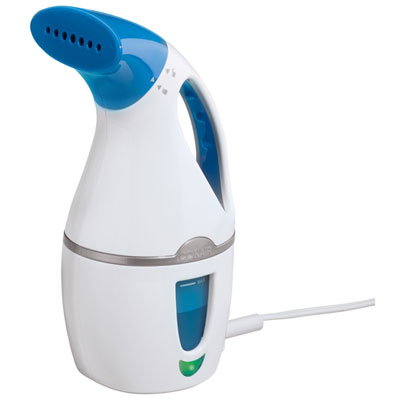 Image of Conair GS2NBLC 1100W CompleteSteam Compact Fabric Steamer - White/Blue