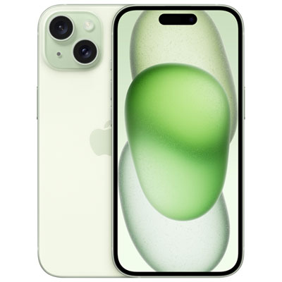Iphone 15 De 256 Go D'apple Avec Freedom Mobile - Vert - Paiement Balance Mensuel