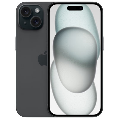 Freedom Mobile Apple iPhone 15 512GB - Black - Monthly Tab Payment