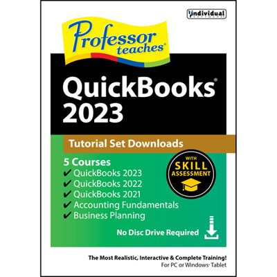 Image of Professor Teaches QuickBooks 2023 (PC) - Digital Download