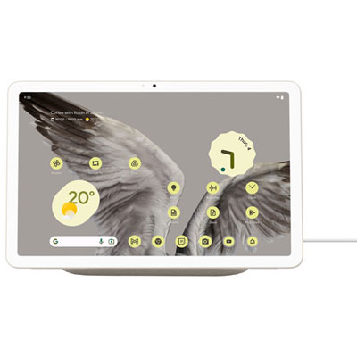 Open Box - Google Pixel 10.95" 256GB Tablet with Charging Speaker Dock - Porcelain