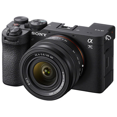 Image of Sony Alpha 7C II Full-Frame Mirrorless Camera with 28-60mm Lens Kit - Black