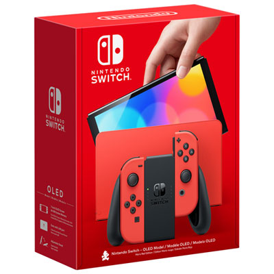 Image of Nintendo Switch (OLED Model) Console - Mario Red Edition