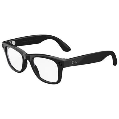 Ray-Ban | Meta Wayfarer Smart Glasses with AI, Photo, Video, Audio & Messaging - Shiny Black/Clear My idea for these were to replace