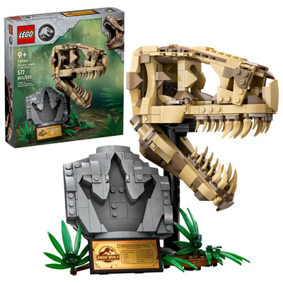 Image of LEGO Jurassic World Dinosaur Fossils: T. rex Skull - 577 Pieces (76964)