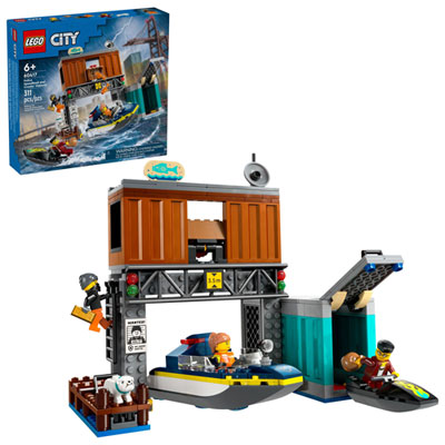 Image of LEGO City Police Speedboat and Crooks’ Hideout - 311 Pieces (60417)
