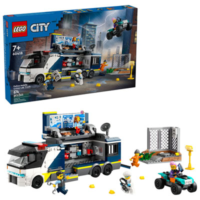 Image of LEGO City Police Mobile Crime Lab Truck - 674 Pieces (60418)