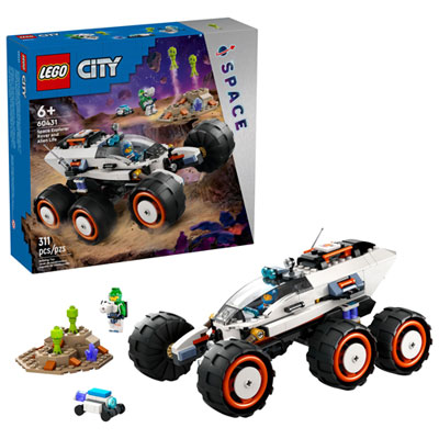 LEGO City Space Explorer Rover and Alien Life - 311 Pieces (60431) LEGO City Space : un voyage spatial extraordinaire !