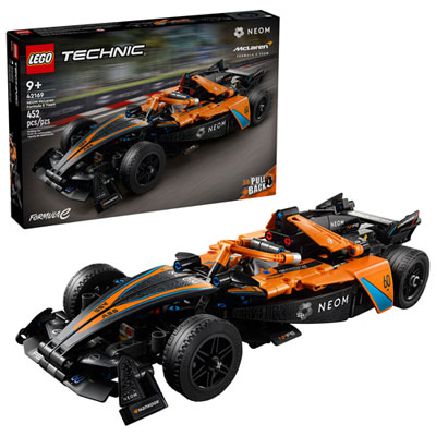 Image of LEGO Technic: NEOM McLaren Formula E Team Race Car Toy Model Set - 452 Pieces (42169)