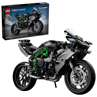 Image of LEGO Technic: Kawasaki Ninja H2R Motorcycle - 643 Pieces (42170)