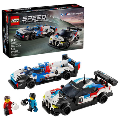 Image of LEGO Speed Champions: BMW M4 GT3 & BMW M Hybrid V8 Race Cars - 676 Pieces (76922)