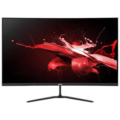 Acer 31.5" FHD 75Hz 1ms GTG Curved VA LED Monitor (ED320QR BI) - Black - Only at Best Buy The display is absolutely amazing, the display size is sufficient l, and I love the curve detail