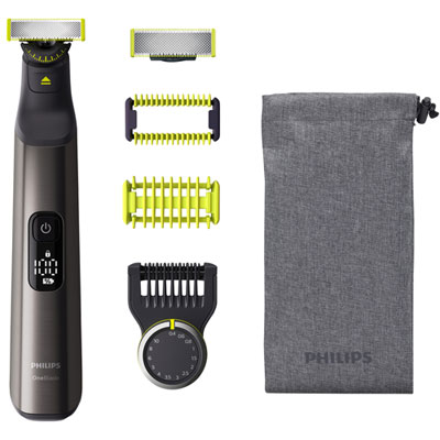 Philips OneBlade Pro 360 Wet & Dry Face + Body Trimmer/Shaver (QP6551/15) I'm a bald guy with stubble face and goatee