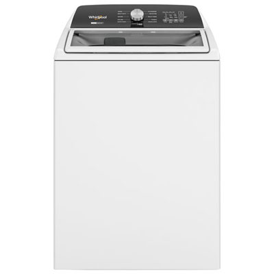 Open Box (Scratch & Dent) - Whirlpool 5.4 Cu. Ft. (IEC) Top Load Agitator Washer with Deep Fill and Deep Water Wash (WTW5057LW) - White