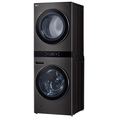 LG WashTower 5.8 Cu. Ft. Electric Washer & 7.4 Cu. Ft. Dryer Combo (WKEX300HBA) - Black Stainless Best Washer & Dryer combo I have ever had!!