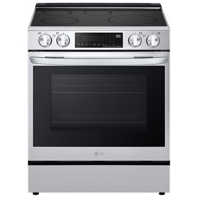 LG 30" 6.3 Cu Ft True Convection Slide-In Smart Induction Air Fry Range (LSIL6334F) - Print Proof Stainless LG Induction Stove Review