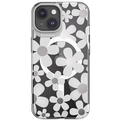 Image of SwitchEasy Artist Fitted Hard Shell Case with MagSafe for iPhone 15 - Fleur