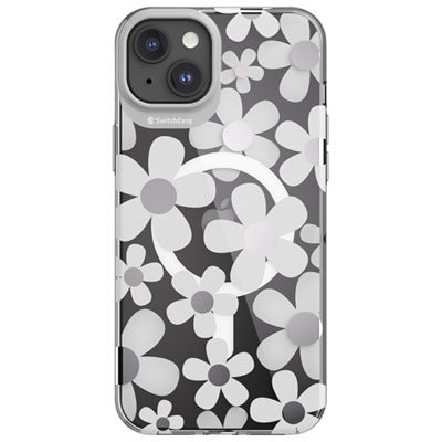 Image of SwitchEasy Artist Fitted Hard Shell Case with MagSafe for iPhone 15 Plus - Fleur