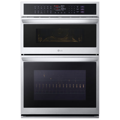 LG 30" True Convection Electric Combination Wall Oven (WCEP6427F) - Smudge Resistant Stainless Steel A very Happy Customer with Best Buy :)