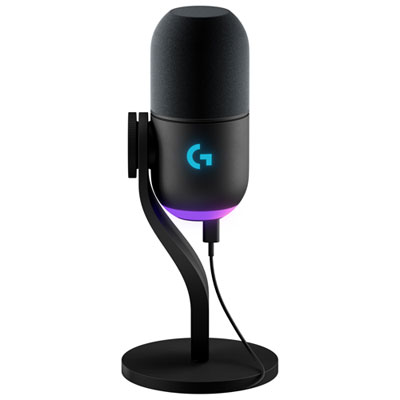 Logitech Yeti GX RGB LIGHTSYNC Gaming USB Microphone - Black