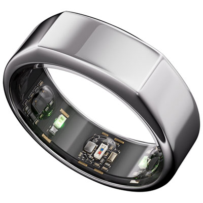 Oura Ring Gen3 - Heritage - Size 6 - Silver | Best Buy Canada
