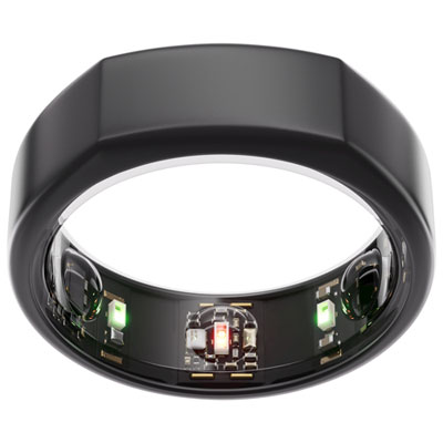 Oura Ring Gen3 - Heritage - Size 8 - Stealth | Best Buy Canada