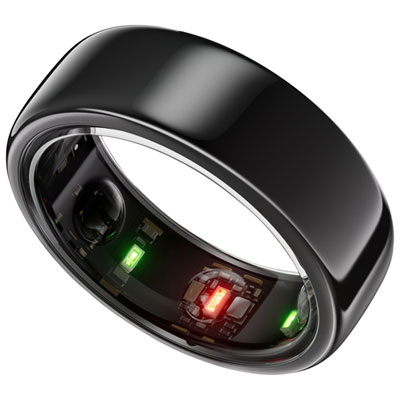 Oura Ring Gen3 - Horizon - Size 8 - Black | Best Buy Canada