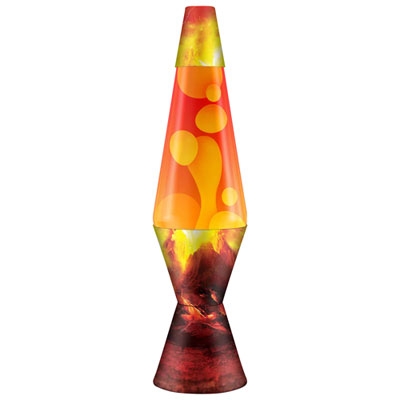 Image of Lava Lite 14.5   Erupting Crater Lava Lamp - Yellow/Red