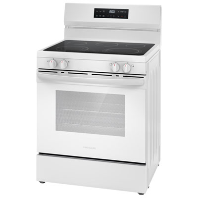 Frigidaire 30" 5.3 Cu. Ft. 5-Element Freestanding Electric Range (FCRE306CAW) - White Love the new Frigidaire stove works great best stove I ever had