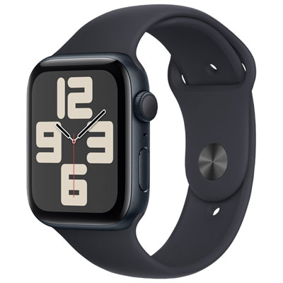 Apple Watch SE (GPS) 44mm Midnight Aluminum Case with Midnight Sport Band