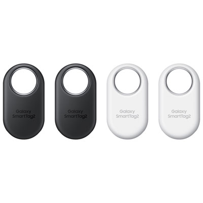 Samsung Galaxy SmartTag2 Bluetooth Tracker - 4 Pack - Black/White Great locator