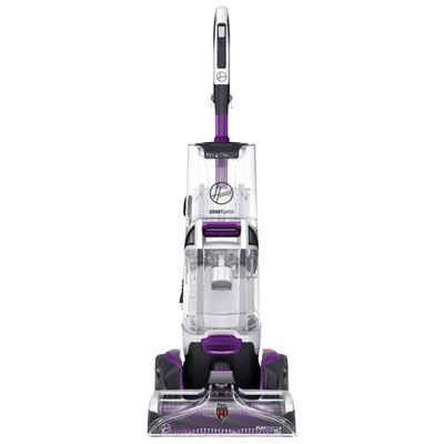 Image of Hoover SmartWash PET Complete Carpet Cleaner Upright Vacuum - Purple/White