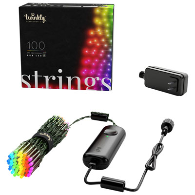 Image of Twinkly Strings Smart RGB LED Lights - 100 Lights