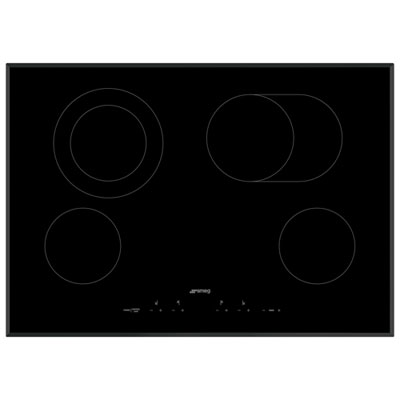 Smeg Classic 26" 4-Element Electric Cooktop (SEU304EMTB) - Black