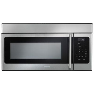 Image of Smeg Over-The-Range Microwave - 1.6 Cu. Ft. - Stainless Steel