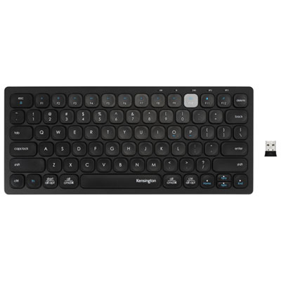 Kensington Dual Wireless Bluetooth Compact Keyboard - Black - English It works great