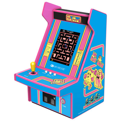 Image of dreamGEAR My Arcade Ms.Pac-Man Micro Player Pro 6.75   Mini Arcade Machine
