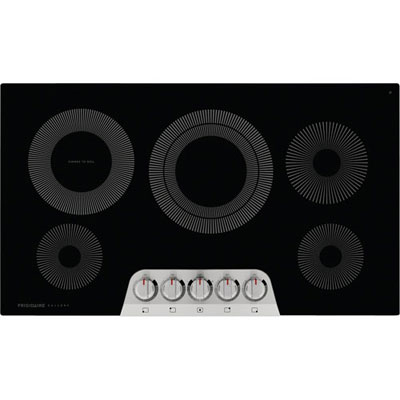 "Open Box - Frigidaire Gallery 36"" 5-Element Electric Cooktop (GCCE3670AS) - Stainless Steel - Perfect Condition"