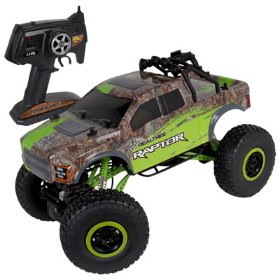 NKOK X-Treme Realtree Ford F-150 Raptor RC Rock Crawler 1/10 Scale (80943) - Green/Brown