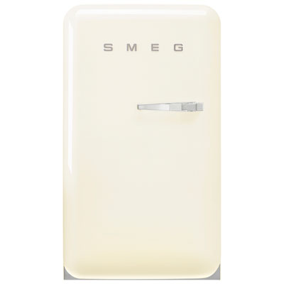 Image of Smeg Retro 22   3.9 Cu. Ft. Top Freezer Refrigerator (FAB10ULCR3) - Cream