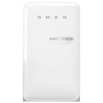 Smeg Retro 22" 3.9 Cu. Ft. Top Freezer Refrigerator (FAB10ULWH3) - White