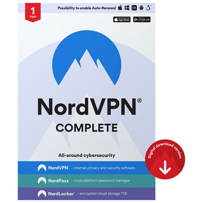 Image of NordVPN Complete (PC/Mac) - 1 Year - Digital Download