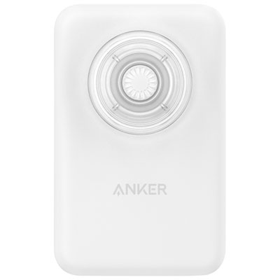 Image of PopSockets + Anker MagGo MagSafe Phone Grip & Battery Pack - White